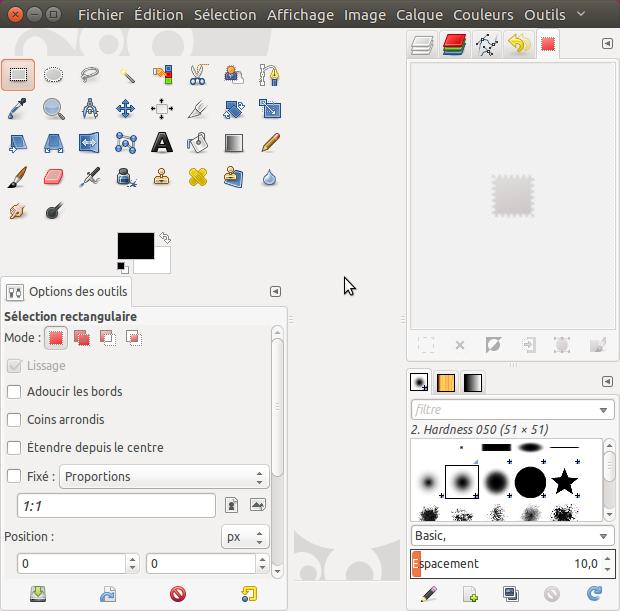 Application GIMP